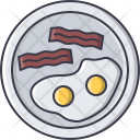 پیش‌نمایش فایل bacon-22 از پک رستوران - خطی توپر