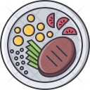 پیش‌نمایش فایل beefsteak-1 از پک رستوران - خطی توپر