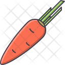 پیش‌نمایش فایل carrot-216 از پک غذا - خطی توپر