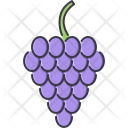 پیش‌نمایش فایل grape-33 از پک غذا - خطی توپر