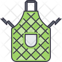 پیش‌نمایش فایل apron-55 از پک آشپزخانه - خطی توپر