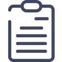 پیش‌نمایش فایل clipboard-401 از پک آیکون های رابط کاربری نئون آبی رایگان