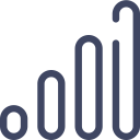 پیش‌نمایش فایل graph-1213 از پک آیکون های رابط کاربری نئون آبی رایگان