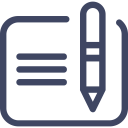 پیش‌نمایش فایل notes-166 از پک آیکون های رابط کاربری نئون آبی رایگان