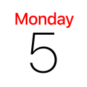 پیش‌نمایش فایل calendar-1394 از پک iOS 11