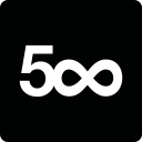پیش‌نمایش فایل 500px از پک مجموعه آیکون وب سایت های اصلی - رایگان