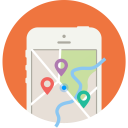 پیش‌نمایش فایل navigation-161 از پک آیکون های فلت بزرگ