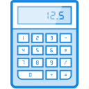 پیش‌نمایش فایل calculator-718 از پک تصاویر خطی