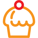 پیش‌نمایش فایل cupcake-137 از پک کافه و غذای خیابانی