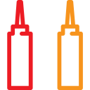 پیش‌نمایش فایل ketchup-bottle از پک کافه و غذای خیابانی