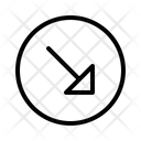پیش‌نمایش فایل diagonal-arrow-3607196 از پک پیکان های دایره ای 2