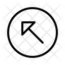پیش‌نمایش فایل diagonal-arrow-3607197 از پک پیکان های دایره ای 2