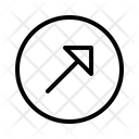 پیش‌نمایش فایل diagonal-arrow-3607198 از پک پیکان های دایره ای 2