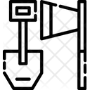 پیش‌نمایش فایل shovel-and-ax-2776634 از پک تجهیزات آتش نشان