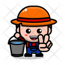 پیش‌نمایش فایل farmer-with-bucket-4355104 از پک کشاورز بانمک