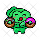 پیش‌نمایش فایل cabbage-eating-a-doughnut-4417058 از پک کلم ناز