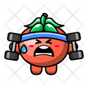 پیش‌نمایش فایل cute-tomato-doing-fitness-with-dumbbell-4443272 از پک گوجه فرنگی بامزه