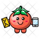 پیش‌نمایش فایل cute-tomato-get-mail-4443278 از پک گوجه فرنگی بامزه