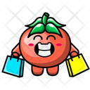 پیش‌نمایش فایل cute-tomato-holding-a-shopping-bag-4443283 از پک گوجه فرنگی بامزه