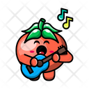 پیش‌نمایش فایل cute-tomato-playing-guitar-4443294 از پک گوجه فرنگی بامزه