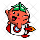 پیش‌نمایش فایل cute-tomato-riding-a-rocket-4443296 از پک گوجه فرنگی بامزه