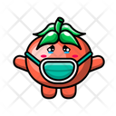 پیش‌نمایش فایل cute-tomato-wearing-a-mask-4443298 از پک گوجه فرنگی بامزه