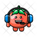 پیش‌نمایش فایل cute-tomato-wearing-headphone-4443299 از پک گوجه فرنگی بامزه