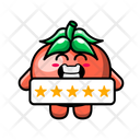 پیش‌نمایش فایل cute-tomato-with-five-stars-4443304 از پک گوجه فرنگی بامزه