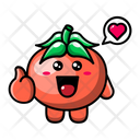 پیش‌نمایش فایل cute-tomato-with-love-heart-4443305 از پک گوجه فرنگی بامزه