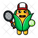 پیش‌نمایش فایل cute-corn-as-a-tennis-player-4443172 از پک ذرت ناز