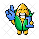 پیش‌نمایش فایل cute-corn-being-number-one-4443174 از پک ذرت ناز