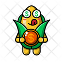 پیش‌نمایش فایل cute-corn-get-money-coin-4443184 از پک ذرت ناز