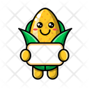 پیش‌نمایش فایل cute-corn-holding-blank-board-4443189 از پک ذرت ناز