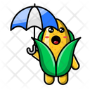 پیش‌نمایش فایل cute-corn-holding-umbrella-4443191 از پک ذرت ناز