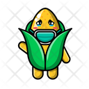 پیش‌نمایش فایل cute-corn-wearing-a-mask-4443198 از پک ذرت ناز