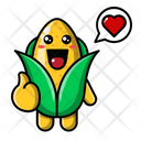 پیش‌نمایش فایل cute-corn-with-love-heart-4443205 از پک ذرت ناز