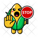 پیش‌نمایش فایل cute-corn-with-stop-sign-4443209 از پک ذرت ناز