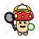 پیش‌نمایش فایل cute-mushroom-as-a-tennis-player-4443220 از پک قارچ بانمک