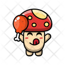 پیش‌نمایش فایل cute-mushroom-eating-fried-chicken-4443227 از پک قارچ بانمک