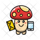 پیش‌نمایش فایل cute-mushroom-get-mail-4443229 از پک قارچ بانمک