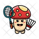 پیش‌نمایش فایل cute-mushroom-playing-badminton-4443243 از پک قارچ بانمک