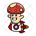 پیش‌نمایش فایل cute-mushroom-riding-a-rocket-4443246 از پک قارچ بانمک