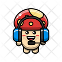 پیش‌نمایش فایل cute-mushroom-wearing-headphone-4443249 از پک قارچ بانمک