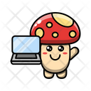 پیش‌نمایش فایل cute-mushroom-with-a-laptop-4443250 از پک قارچ بانمک