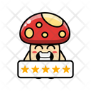 پیش‌نمایش فایل cute-mushroom-with-five-stars-4443254 از پک قارچ بانمک