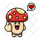پیش‌نمایش فایل cute-mushroom-with-love-heart-4443255 از پک قارچ بانمک