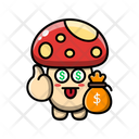 پیش‌نمایش فایل cute-mushroom-with-money-expression-4443257 از پک قارچ بانمک