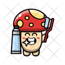 پیش‌نمایش فایل cute-mushroom-with-toothbrush-4443260 از پک قارچ بانمک