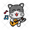 پیش‌نمایش فایل cute-cat-guitar-4445706 از پک گربه بامزه