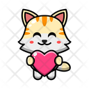 پیش‌نمایش فایل cute-cat-love-heart-4445707 از پک گربه بامزه